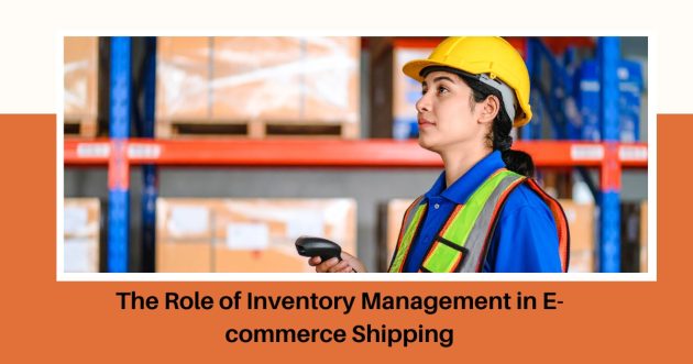 E-commerce warehouse with organized inventory shelves and staff managing orders for fast shipping.