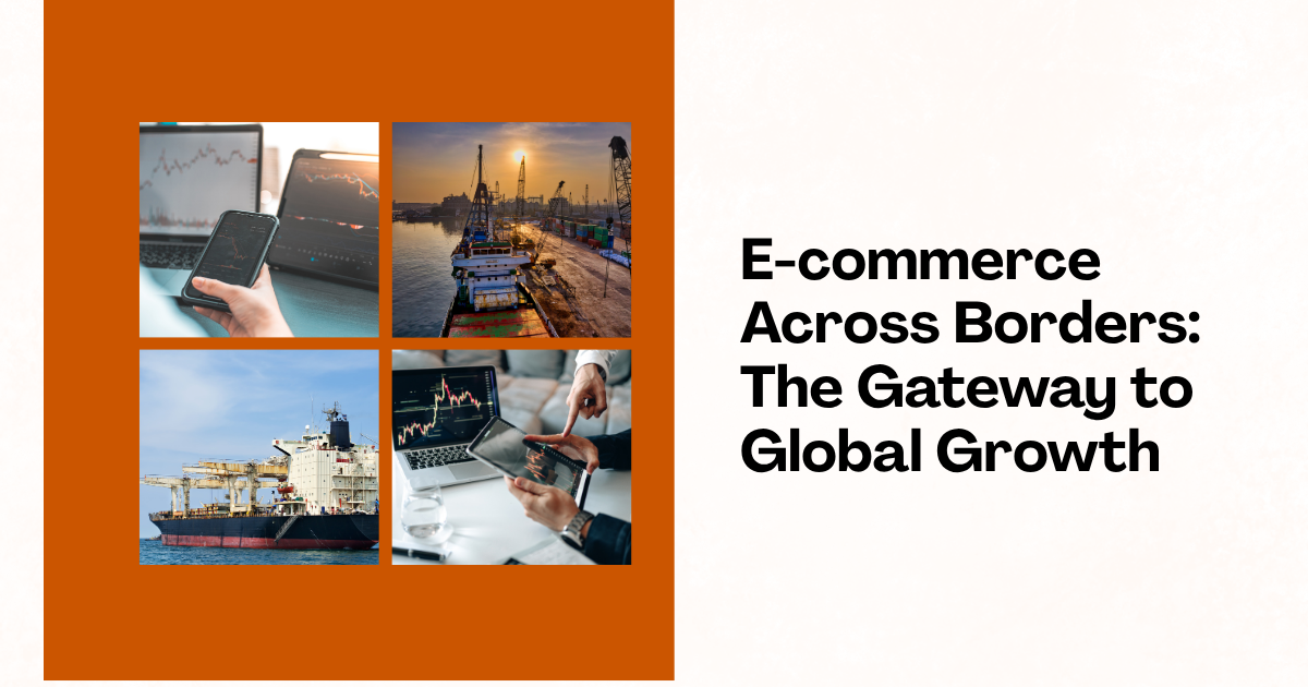 Global e-commerce illustration