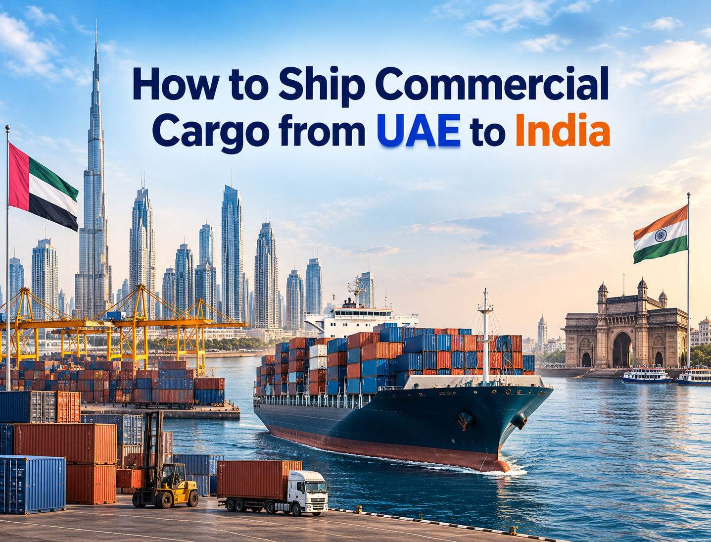 Commercial Cargo from UAE to India
