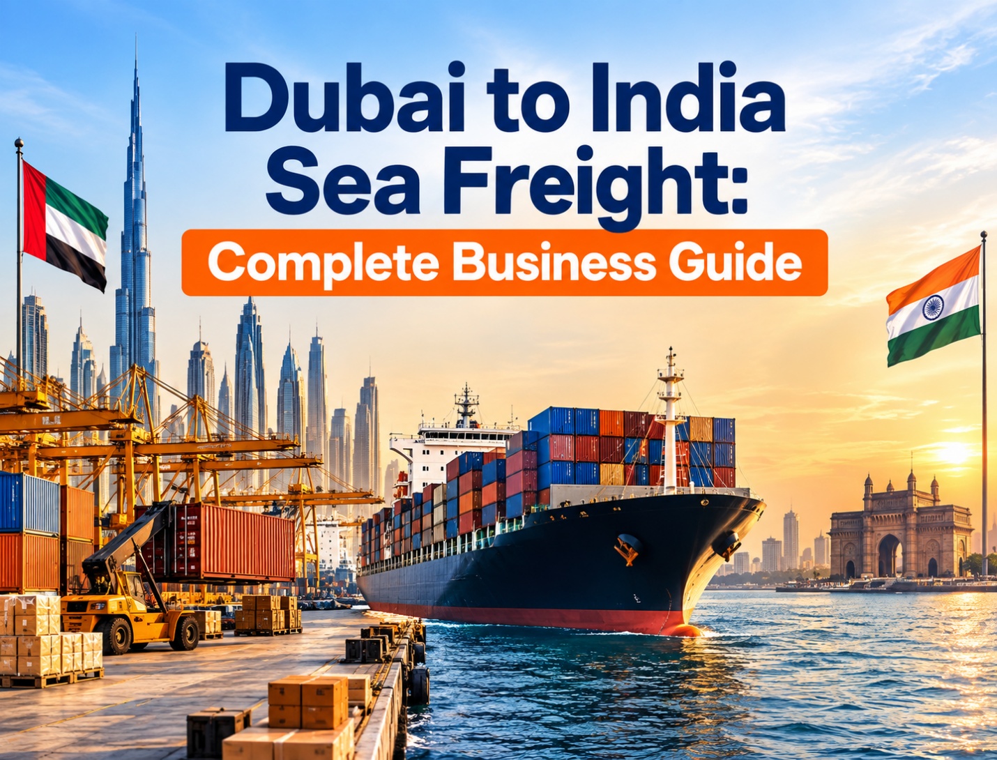 Dubai to India Sea Freight