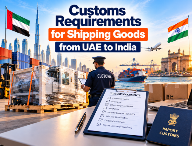 Customs Requirements for Shipping Goods from UAE to India