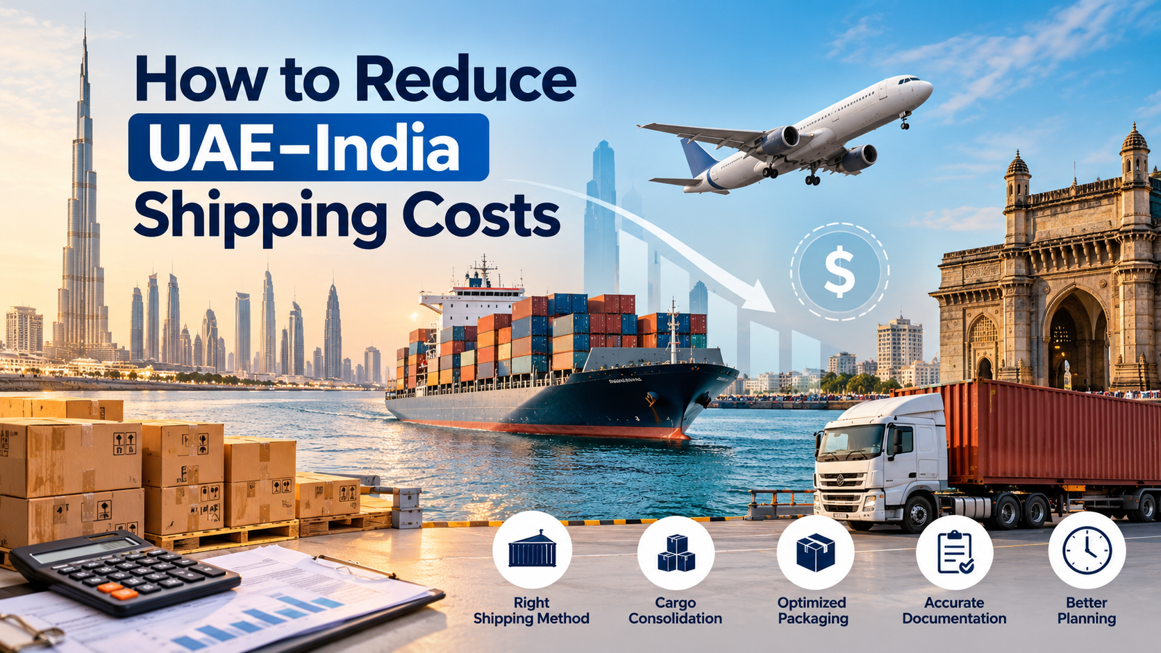 How to Reduce UAE–India Shipping Costs