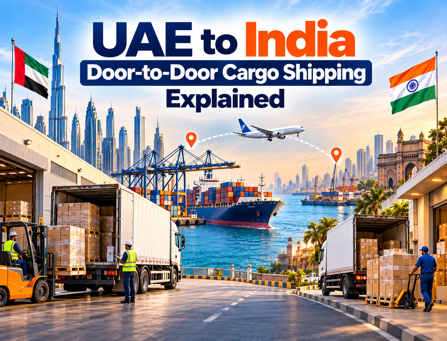 UAE to India Door-to-Door Cargo Shipping Explained